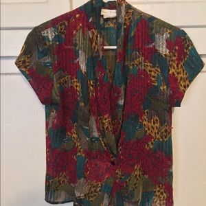 Vintage animal print top 🔥2 for $9🔥